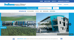 Desktop Screenshot of italianamacchine.com